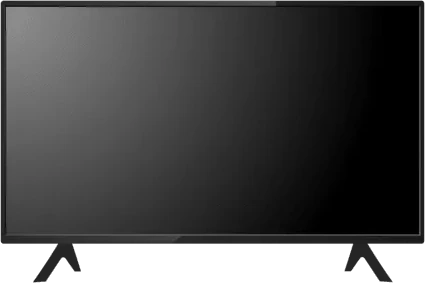 Television screen for bring-your-own install